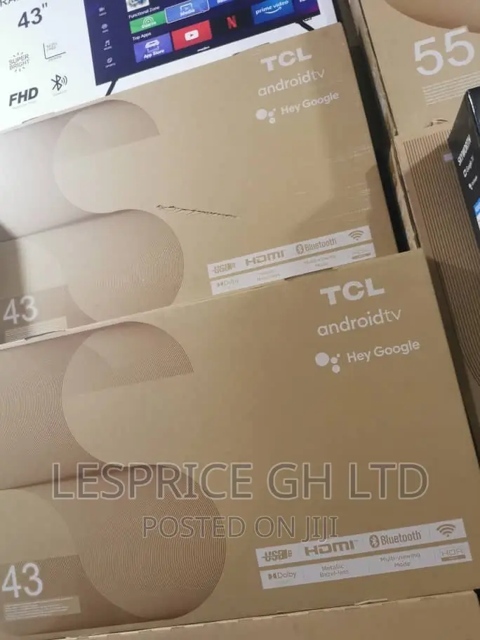 Top Quality//TCL 43” Android Smart