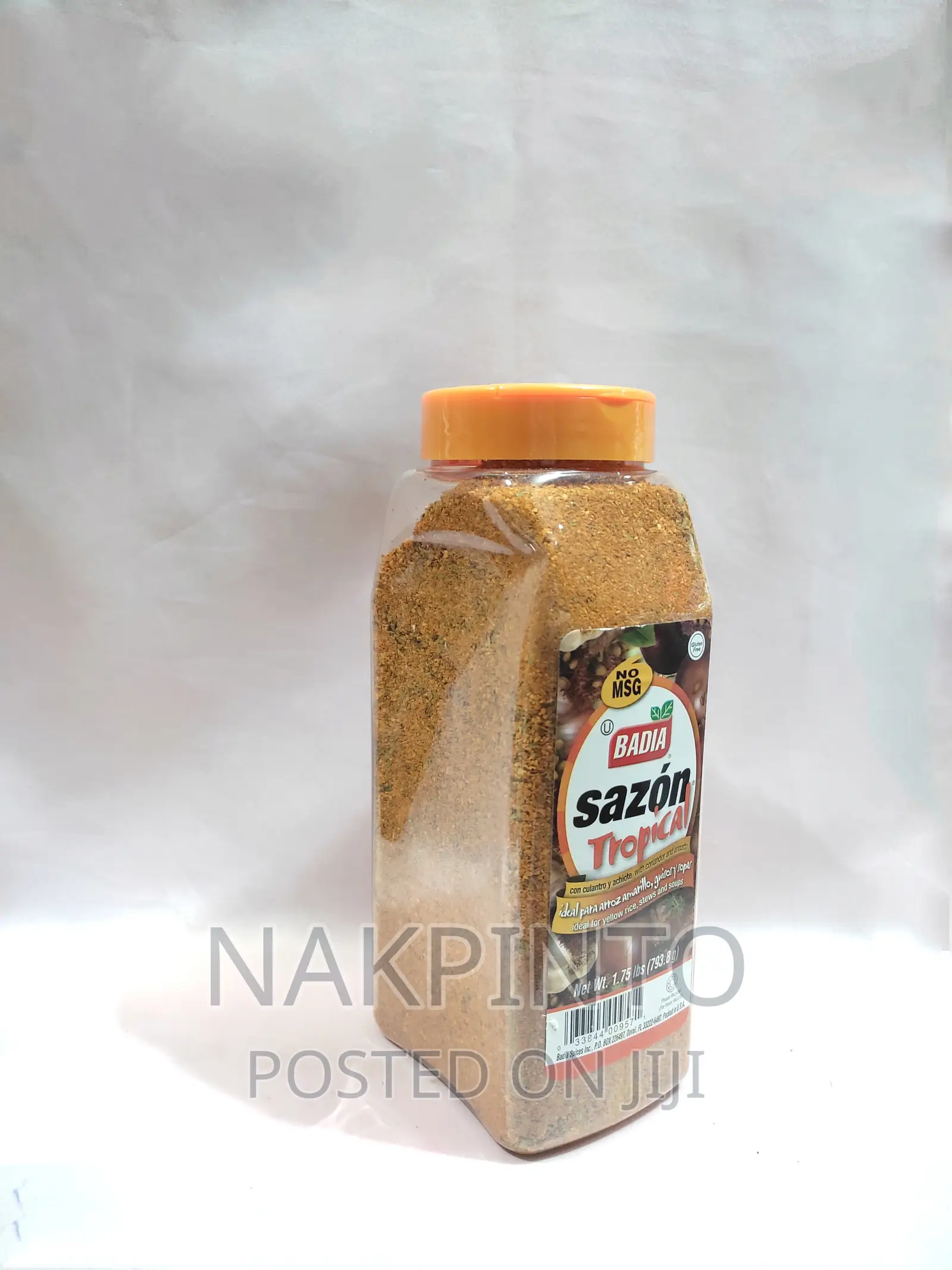 Badia Sazon Tropical Orange 1.75 LBS (793.8g) Powder
