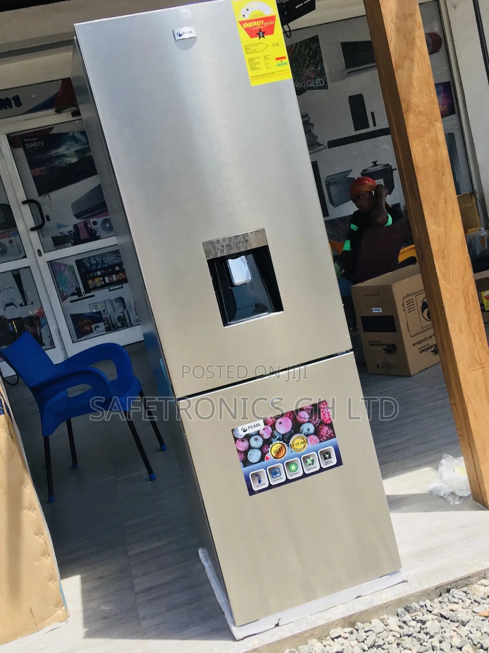 251 Liters Pearl PF-330BWD Bottomfreezer Doubledoor Fridge