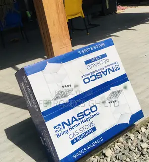Nasco 4 Gas Cooker Burner Standing White Essential 
