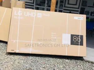 86 Inches Led Glossy Uhd Crystal Smart Lg Ur80 Black Tv