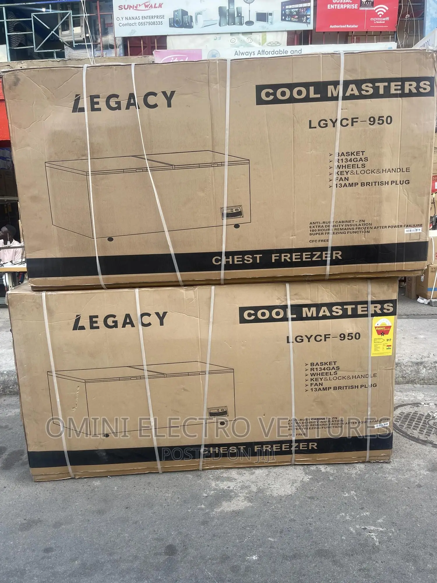 Brand New Deep Freezer With Free Fridge Guard ( Double Door)