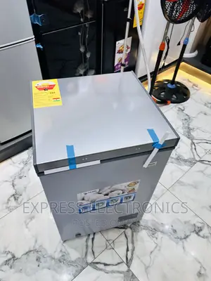 Mini Size Chest Freezer Single Door 100L Pearl Grey