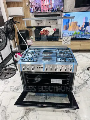 Premium Design Sliver Gas Electric Cooker Oven 4-2