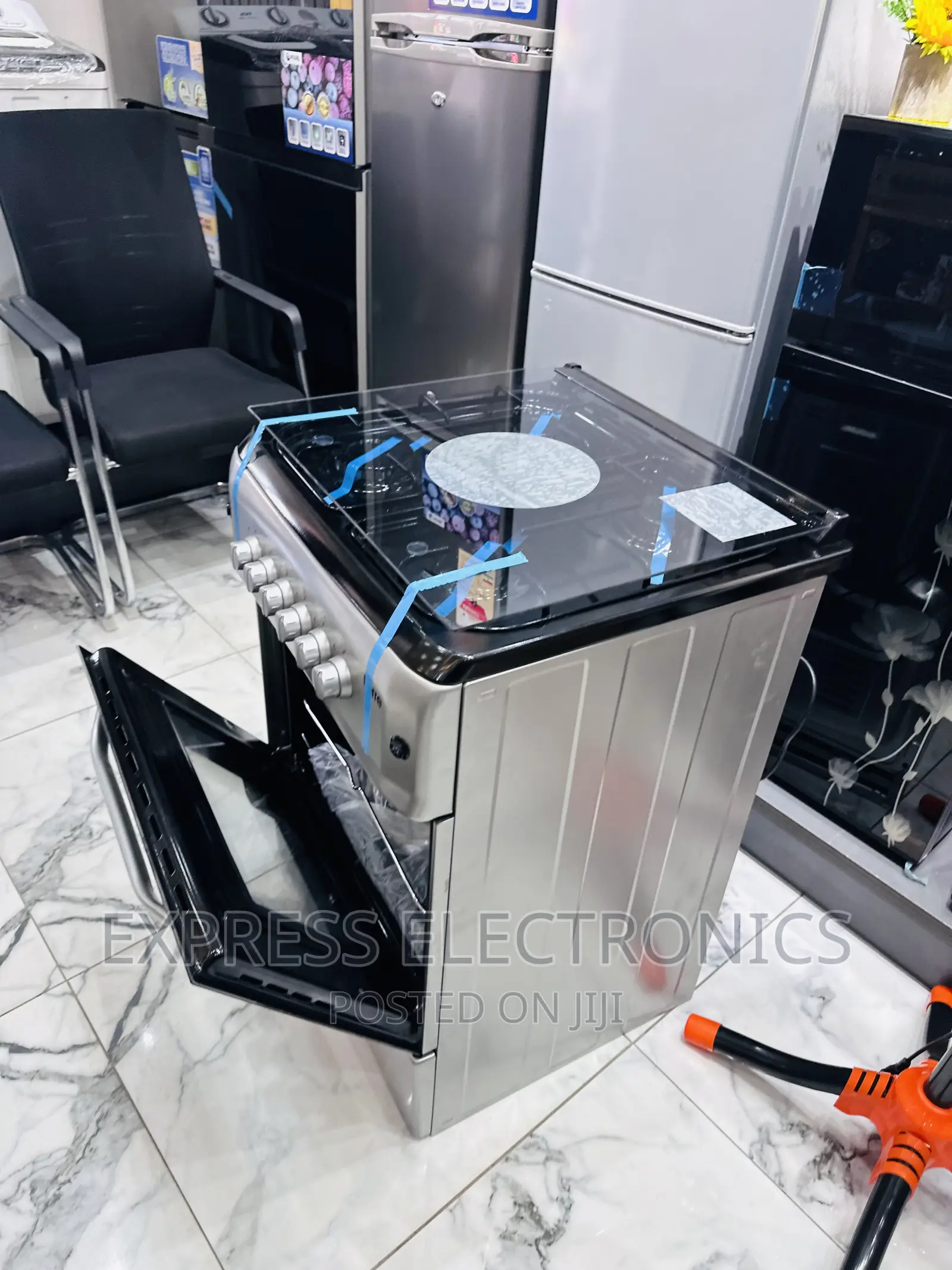 Quality Sleek Sliver 4burner Gas Cooker Oven 4burner