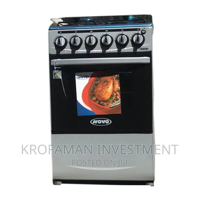 Novo 4-Burner Gas Stove With Oven and Grill