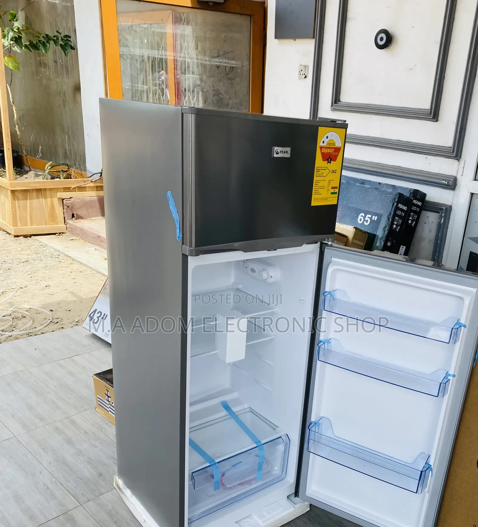 Brand New Pearl PCF-250 Double Door Refrigerator 
