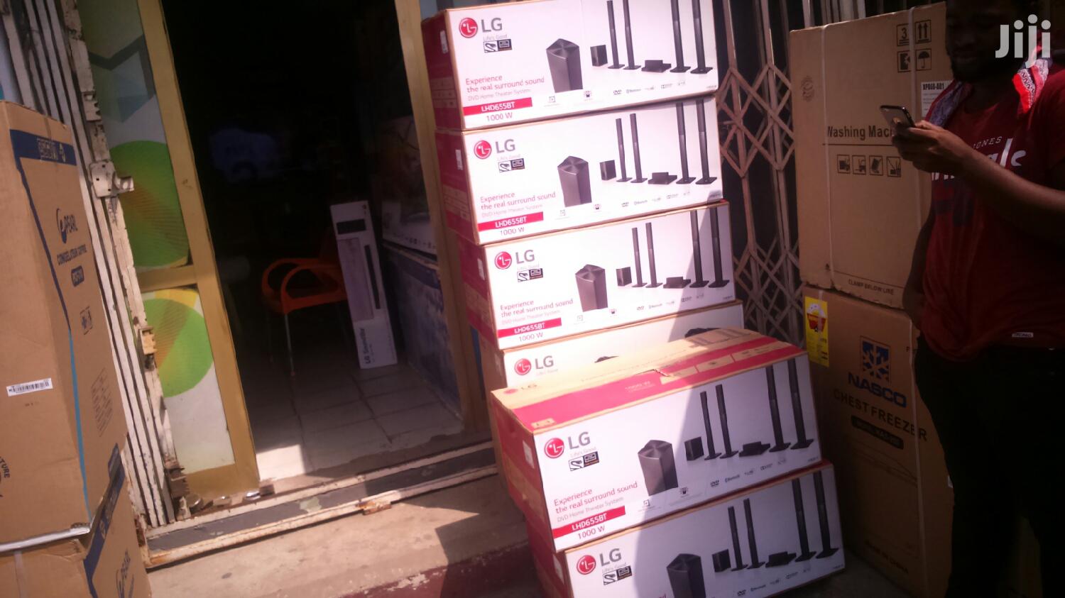 LG LHD655BT DVD Home Theatre System - 5.1 Channel - Black