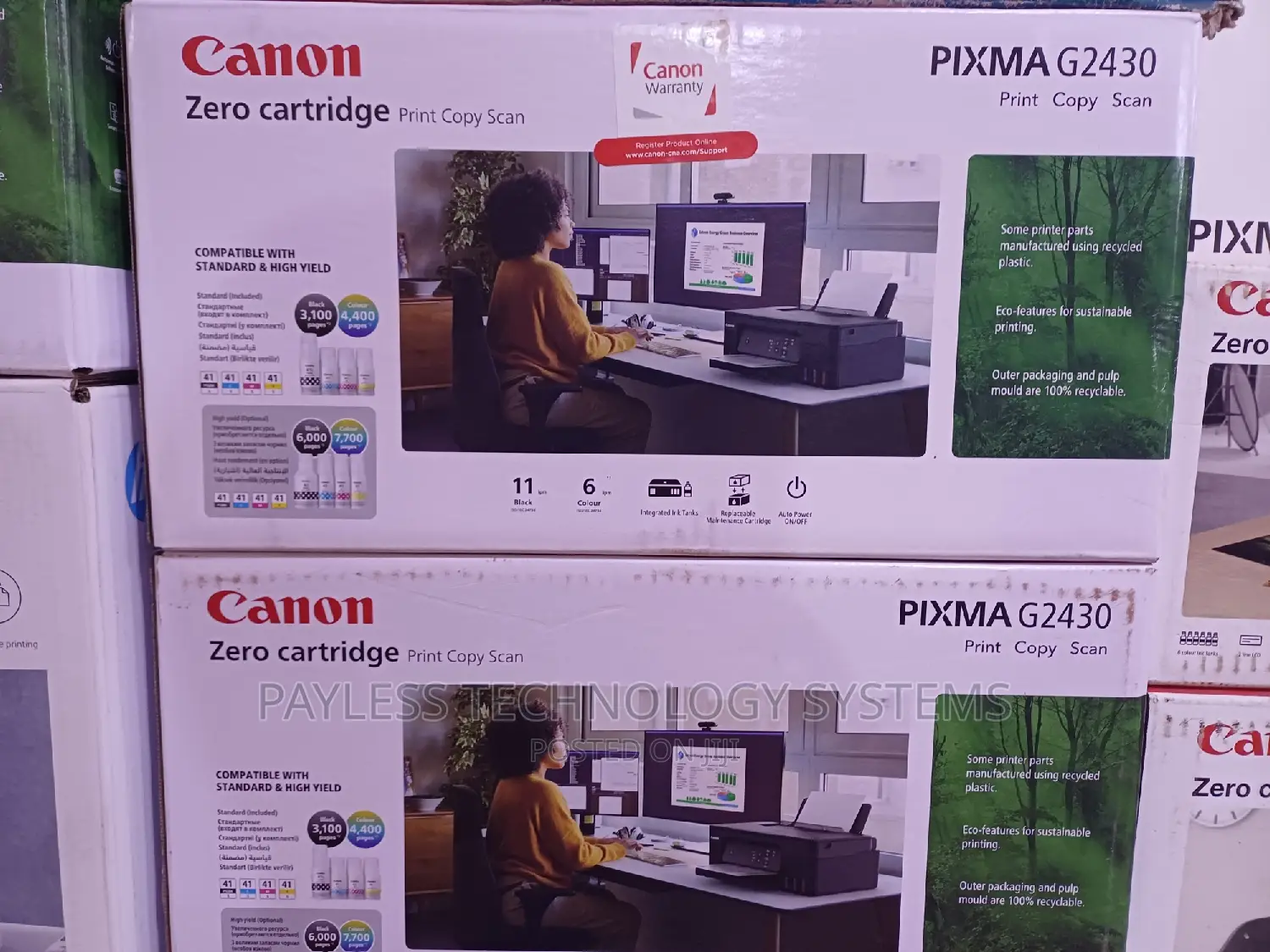 Canon Pixma G2430 Intank Printers