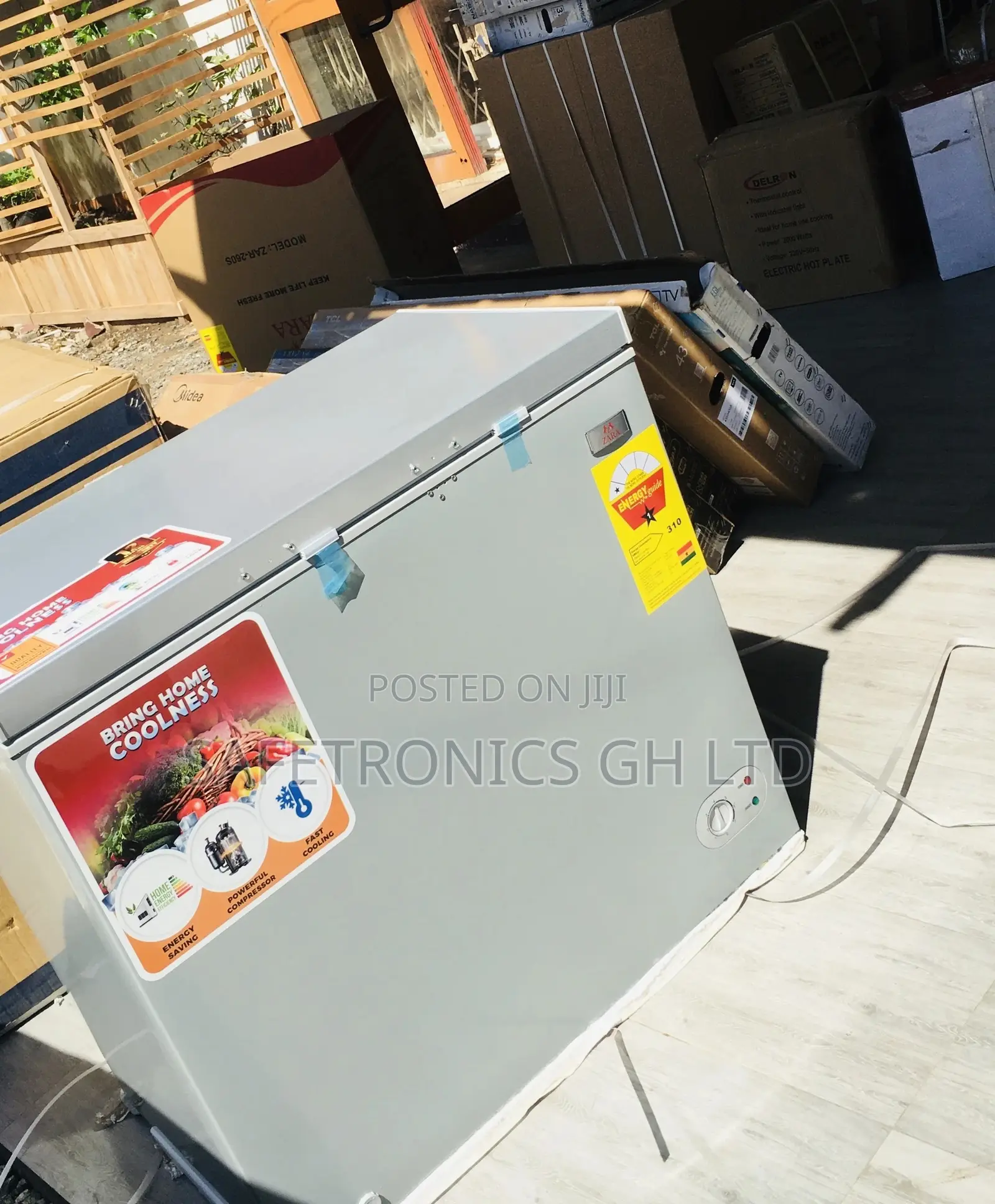 Electric Gray 200 Liters Chestfreezer Singledoor Zara-260 