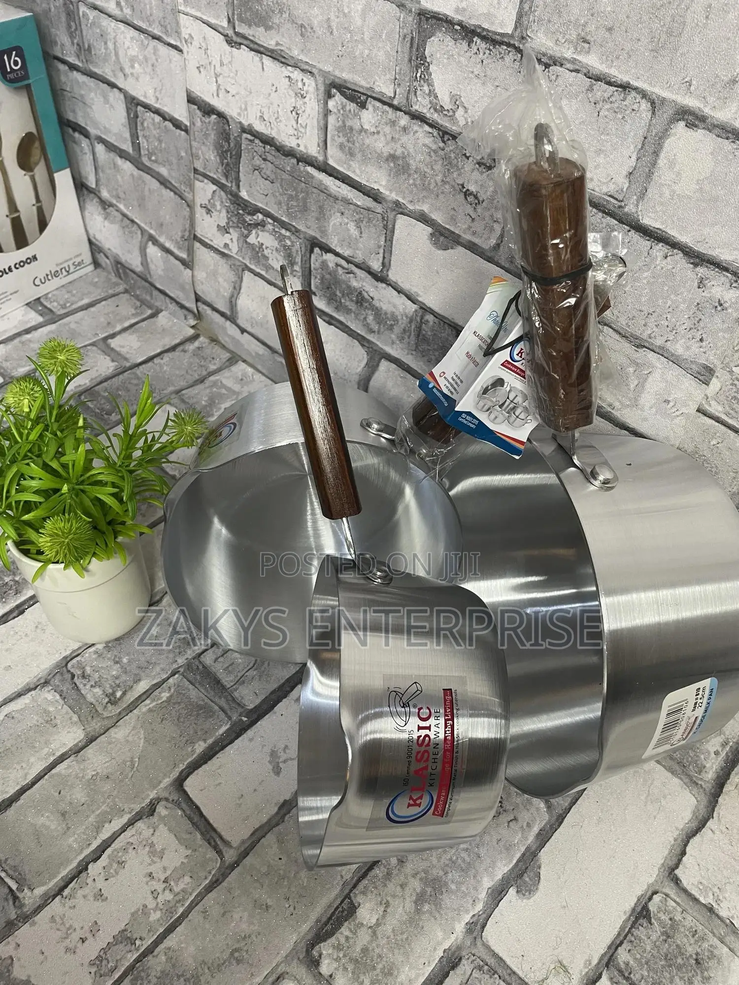 KLASSIC Aluminum Milk Pan 3set( Banku Bowls)