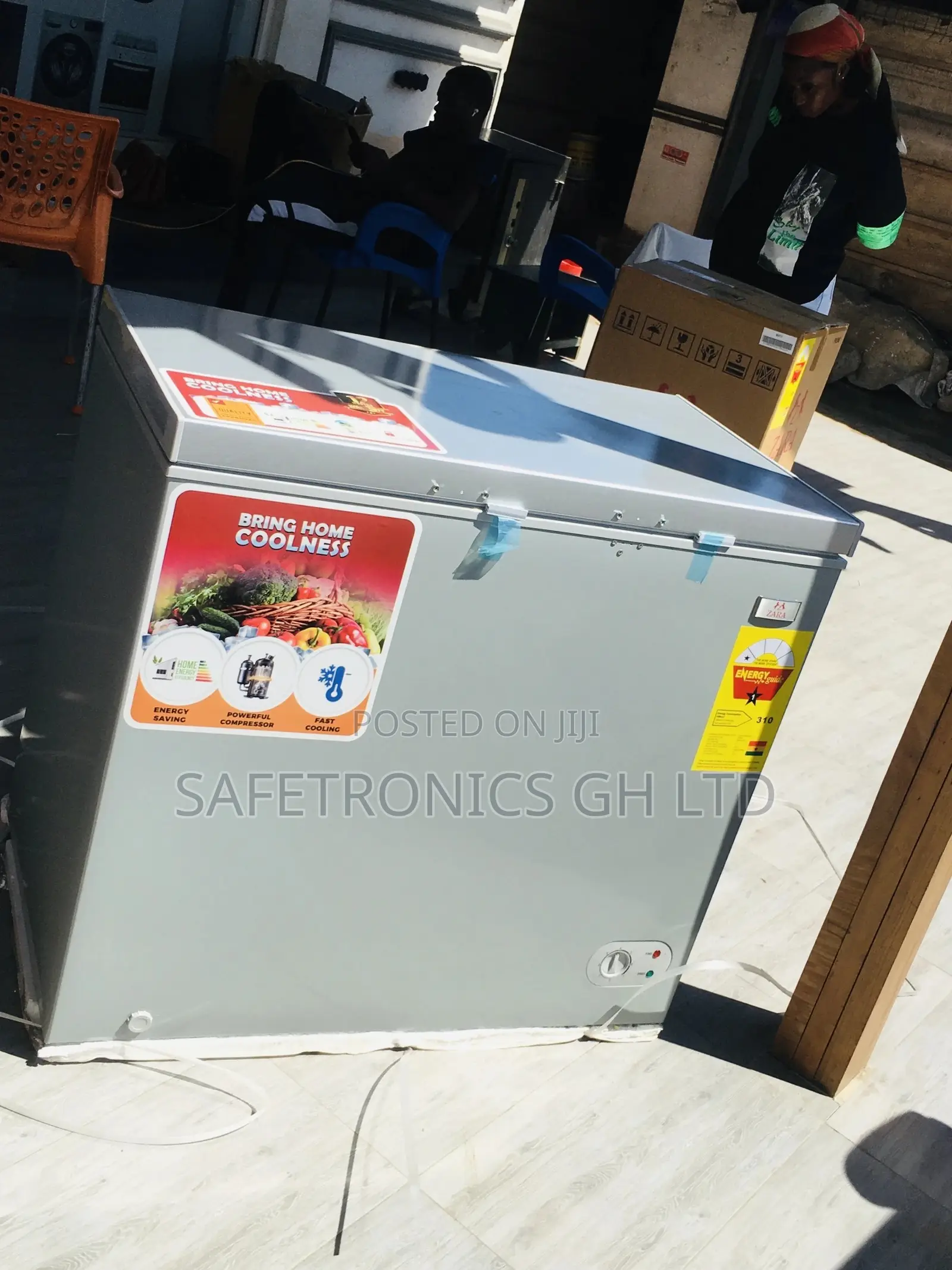 Singledoor 200 Liters Electric Chestfreezer Zara-260 Gray