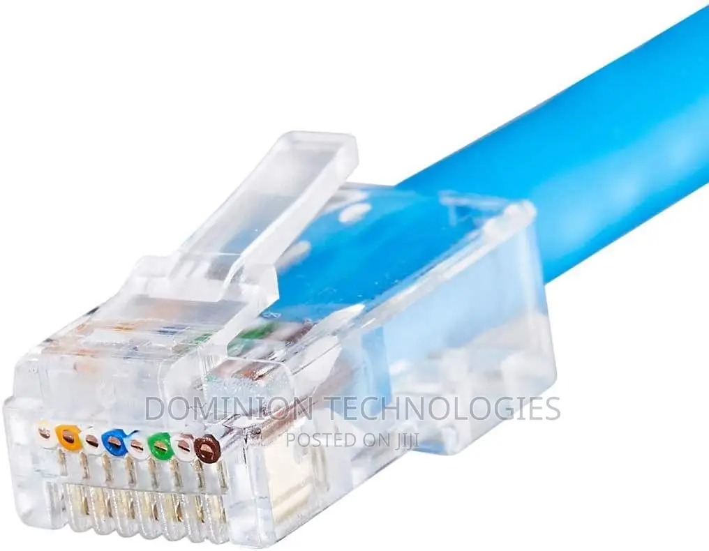 RJ45 Connectors CAT6 Pass Through Connectors Ends