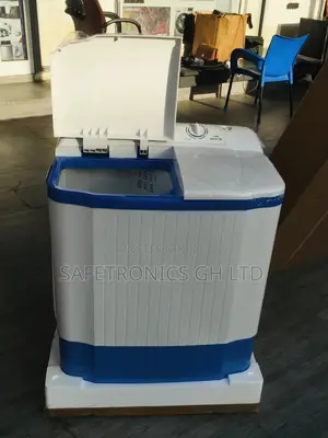 7kg Semiautomatic Topload Washingmachine Nasco Blue/White