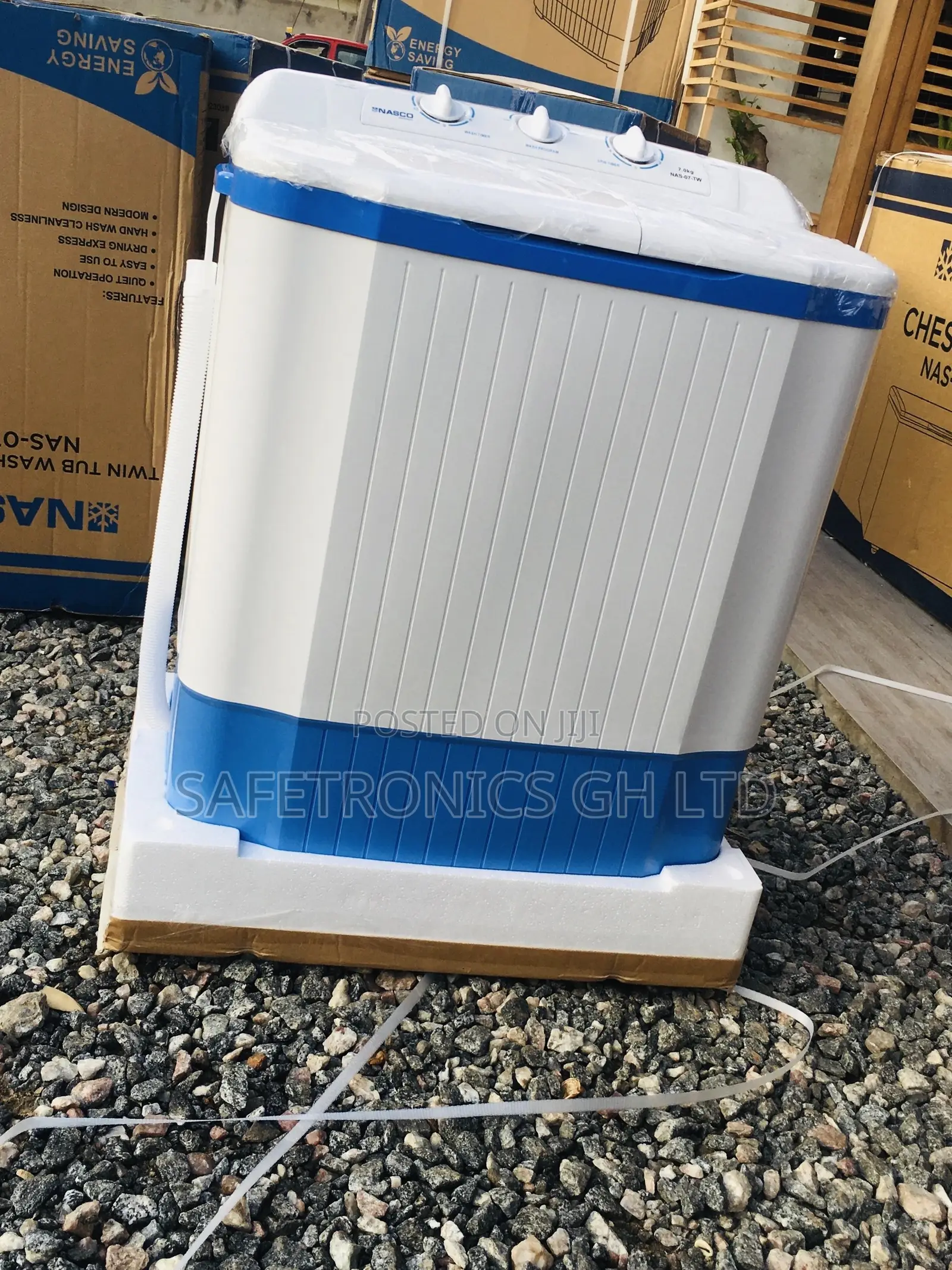 Topload Washingmachine Semiautomatic 7kg Twintub Nasco 