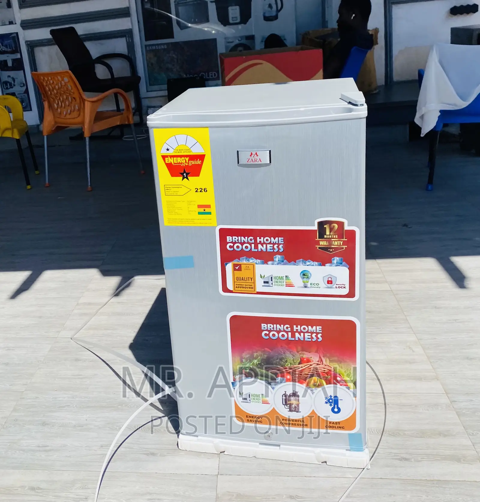 Durable and Affordable Zara 11DS Single Door Refrigerator.