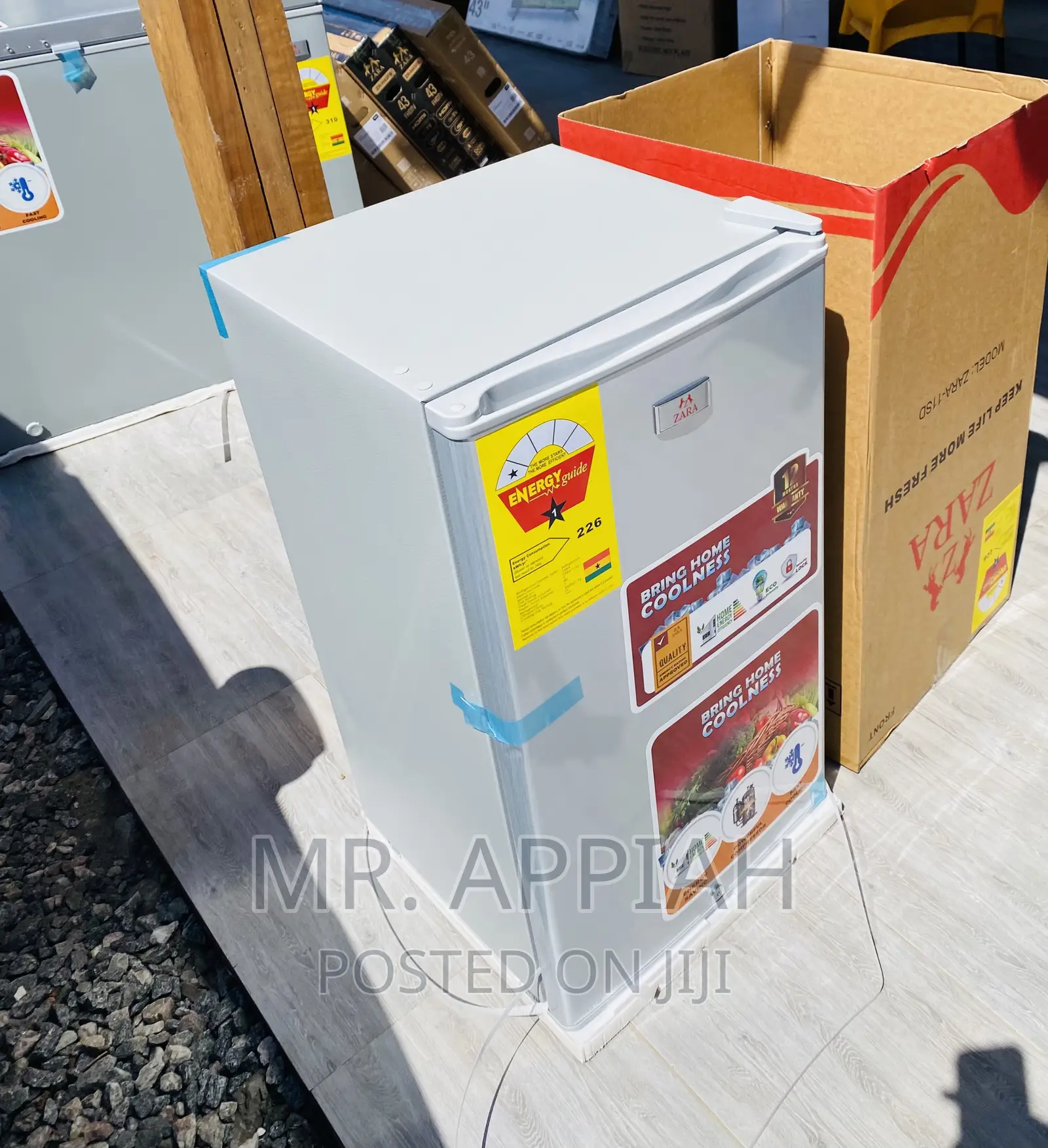 Long Lasting Zara 11SD Table Top Refrigerator(Silver).