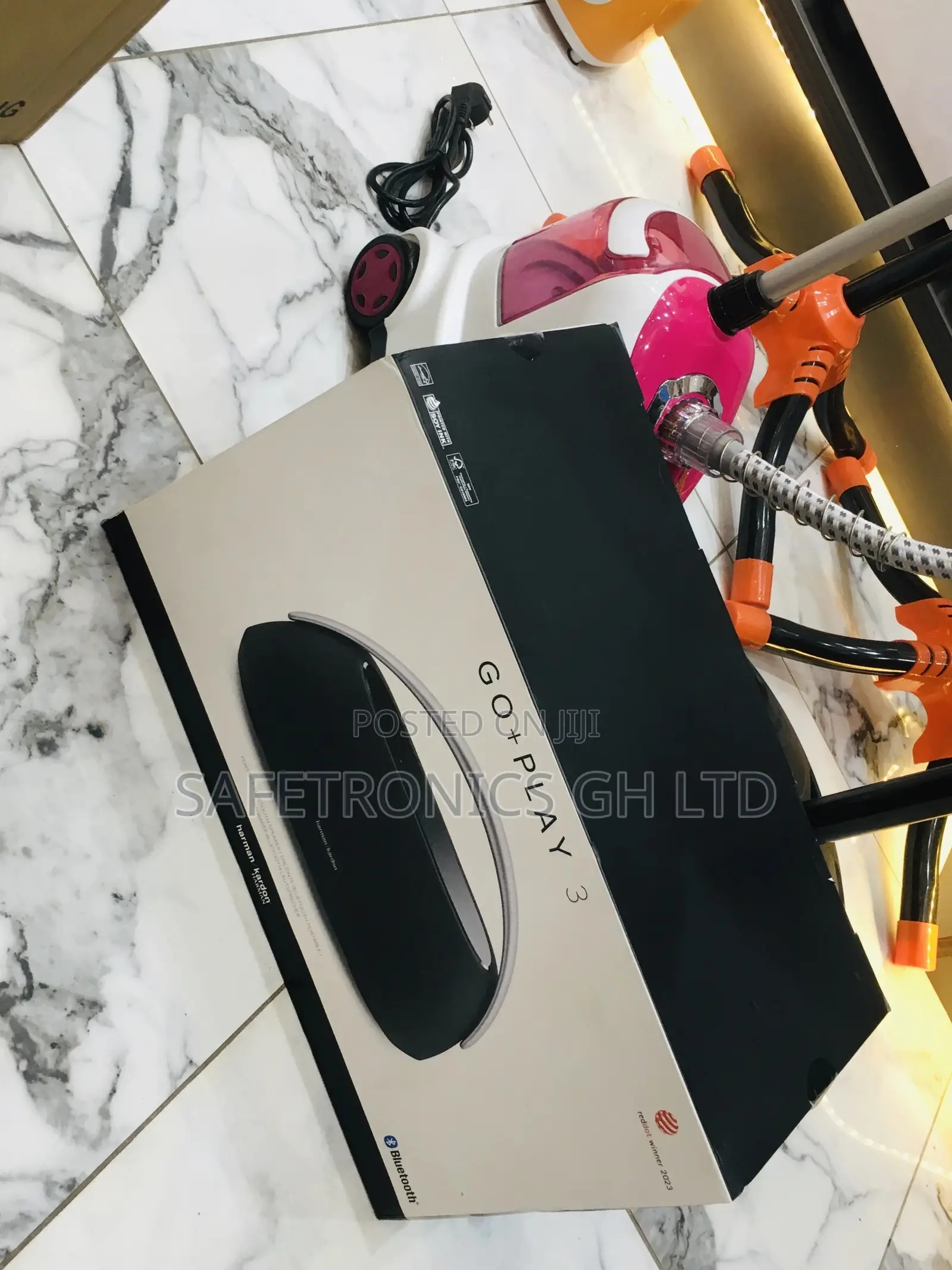 Bluetooth Wireles Black Go + Play 3 Harman Kardon Speaker