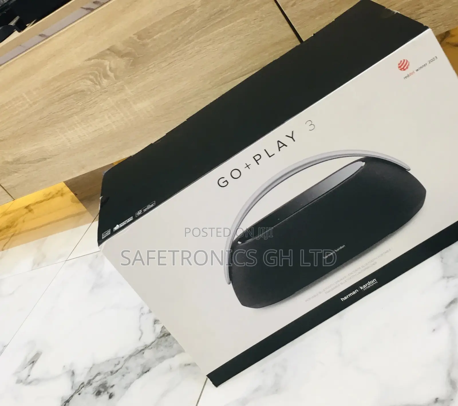 Go + Play 3 Wireless Bluetooth Black Harman Kardon Speaker