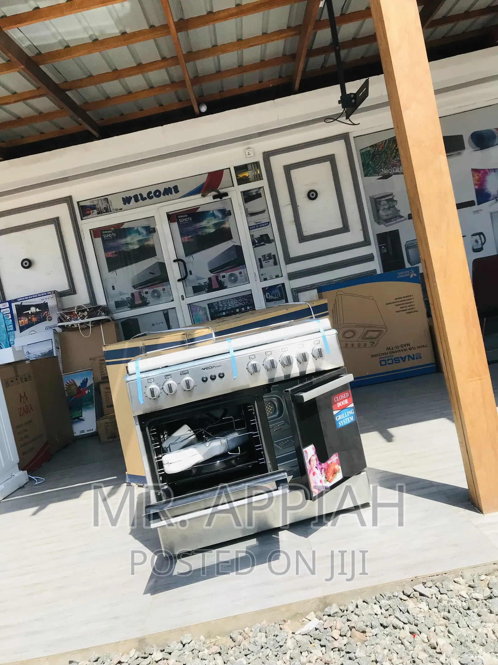 Purchase Classic Midea 4 Gas Burner With Oven and Grill.