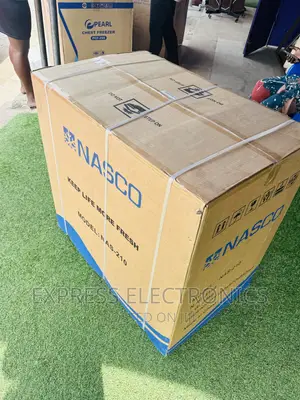 Lock and Key Nasco Chest Freezer 200L Grey Color