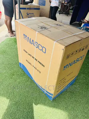 Sleek Grey Color Chest Freezer Single Door Nasco 200L