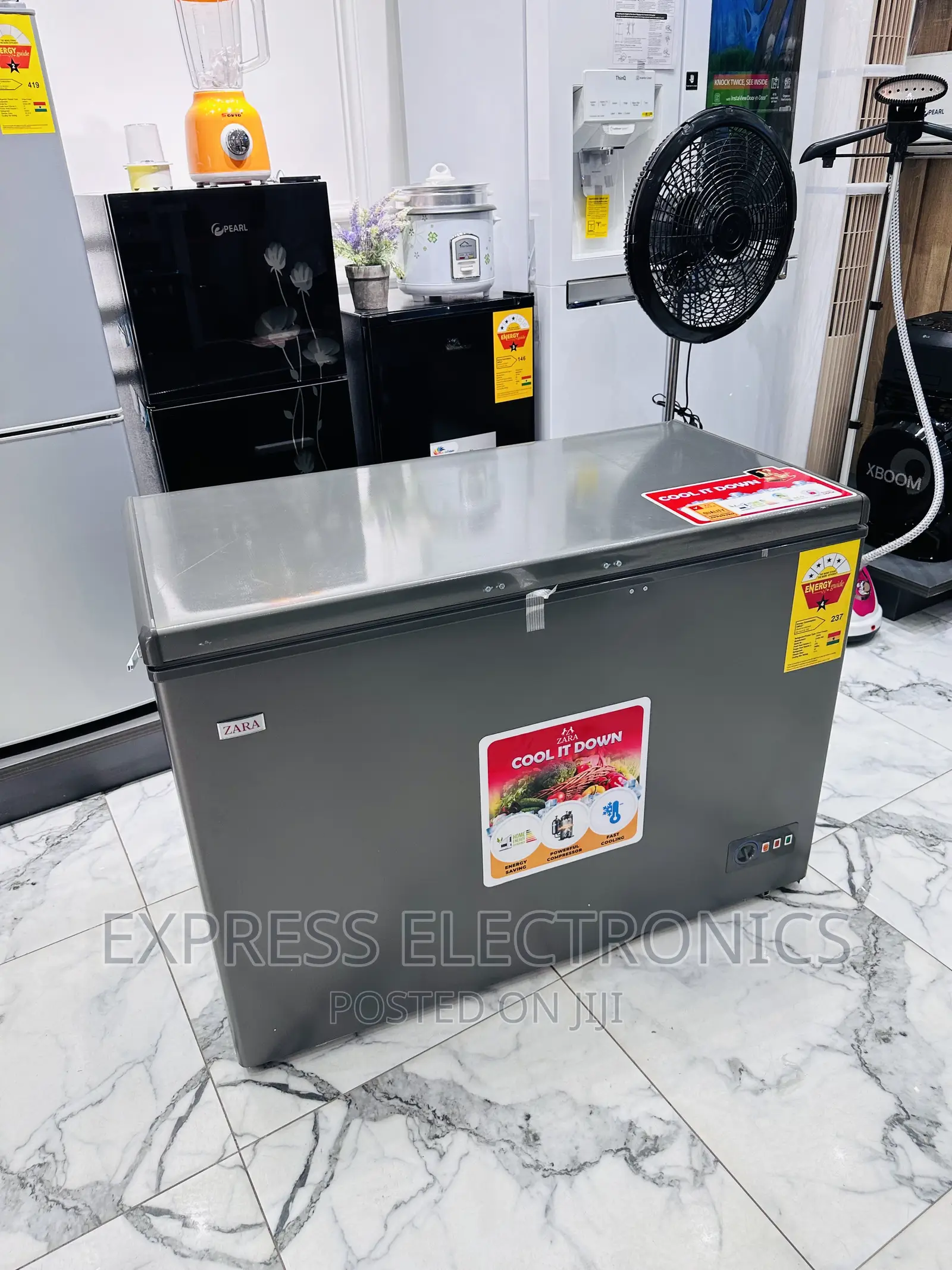 Text Us for Your Zara 200l Chest Freezer Single Door Grey