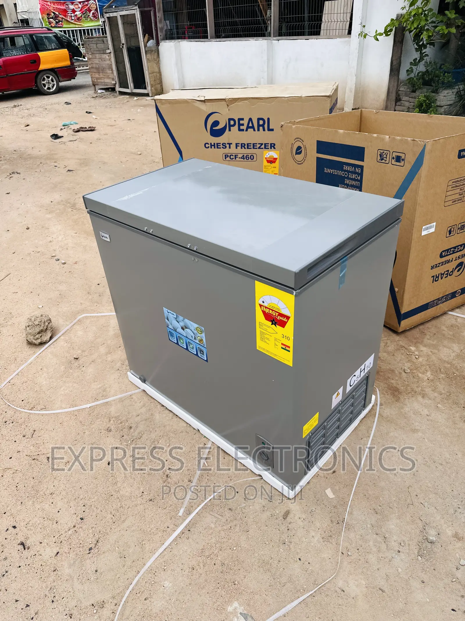 Highly Recommend Chest Freezer Pearl PCF-290 Grey