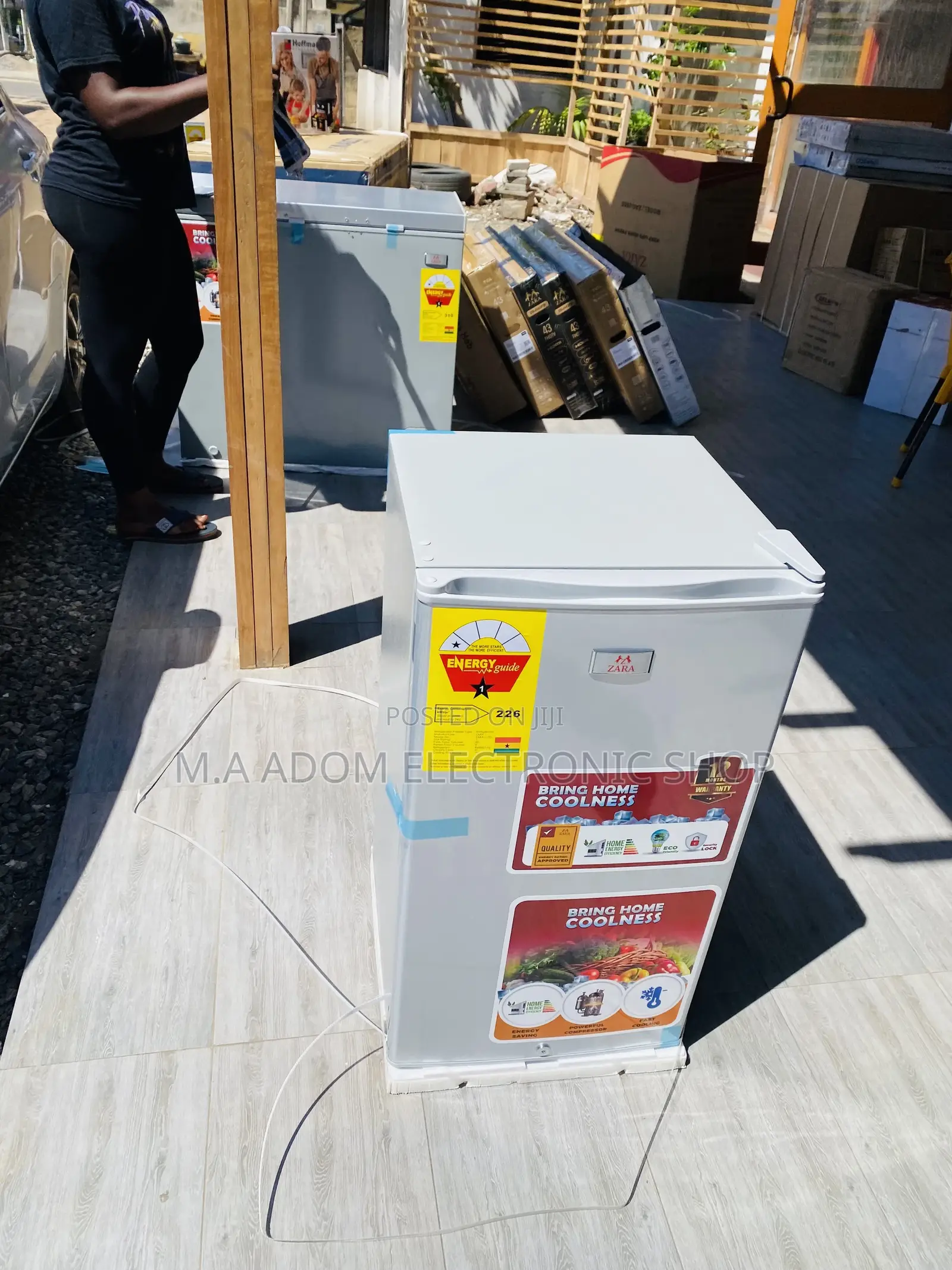Shop Authentic Zara 11sd Single Door Refrigerator(Gray).