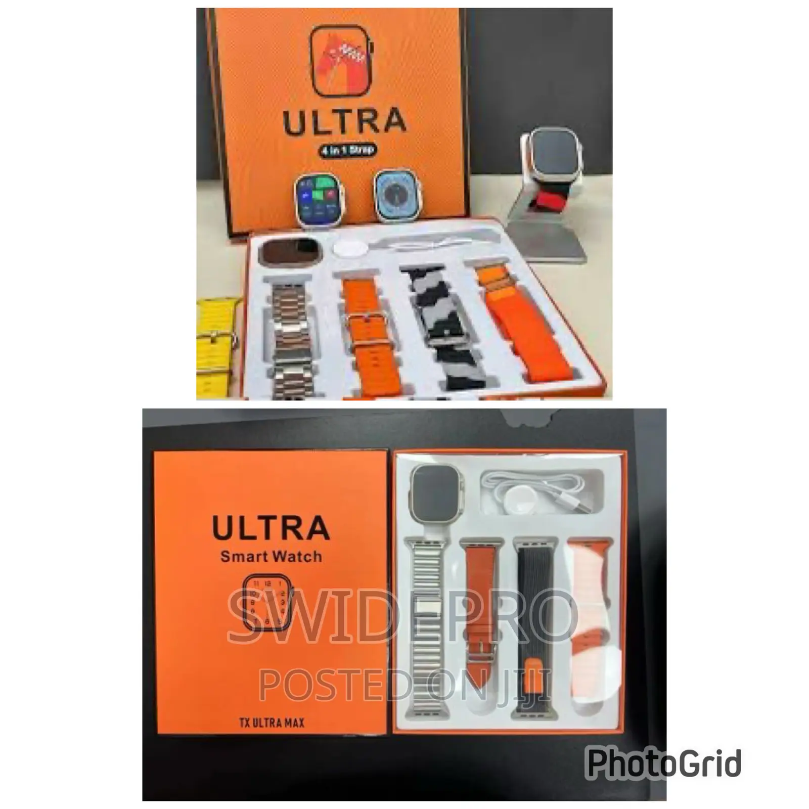 Ultra 8 Smart Watch + 4 Straps