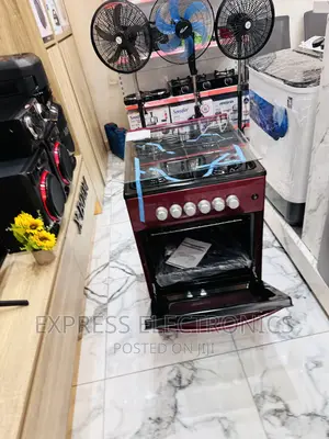 Text Us for Your Red Gas Cooker 4burner 50/50 Grill