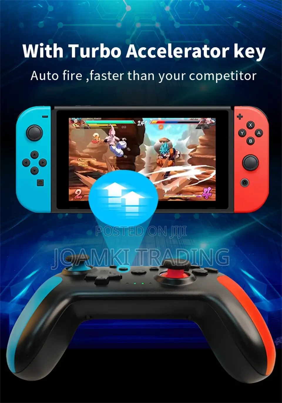 Wireless Controller Bluetooth Gamepad Nintendo, Ps3, Pc Etc