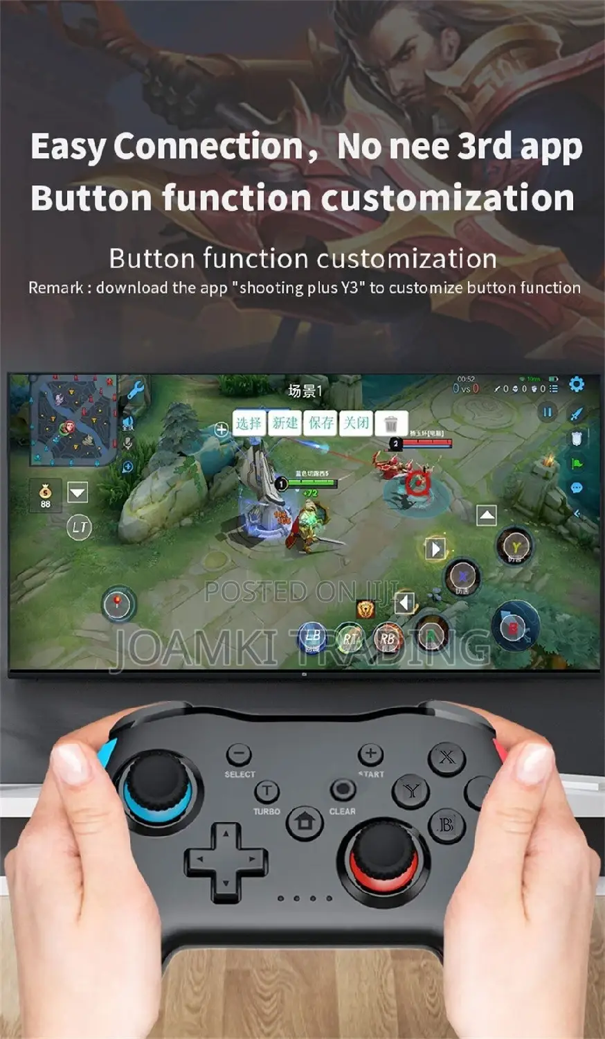 Wireless Controller Bluetooth Gamepad Nintendo, Ps3, Pc Etc