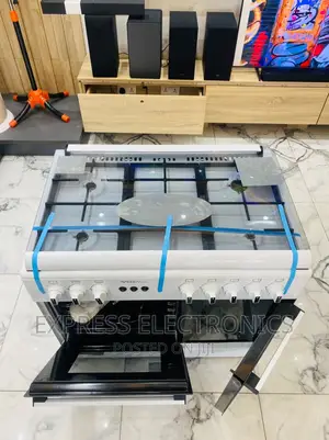 Better Price for Midea White Gas Cooker Oven Grill 5burner