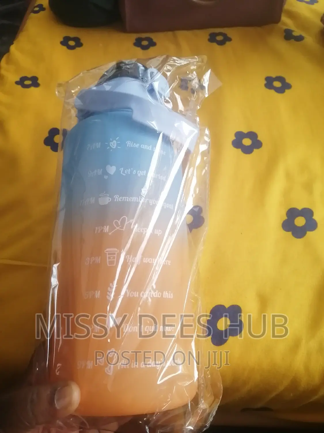 3pcs Bottles With Motivational Time Marker