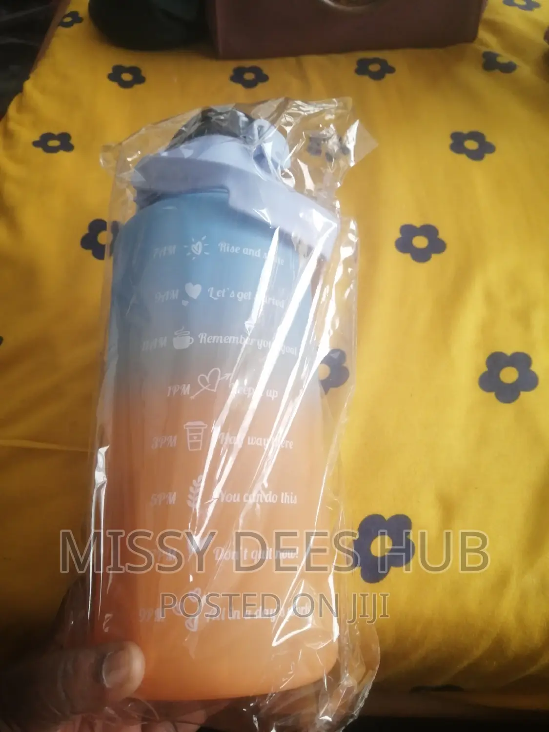 3pcs Bottles With Motivational Time Marker