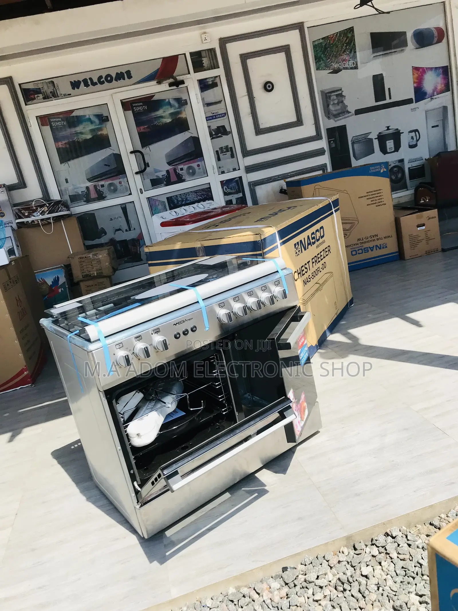 High Quality Midea 5 Gas Burner With Oven Grill(60x90) 