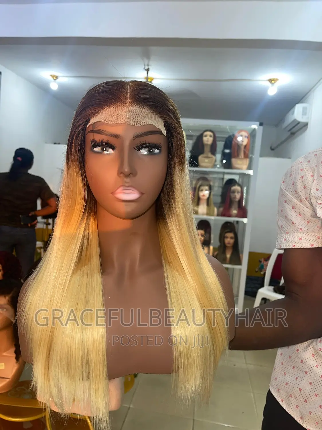 16 Inches Indian Remy SDD Blonde Wig Cap