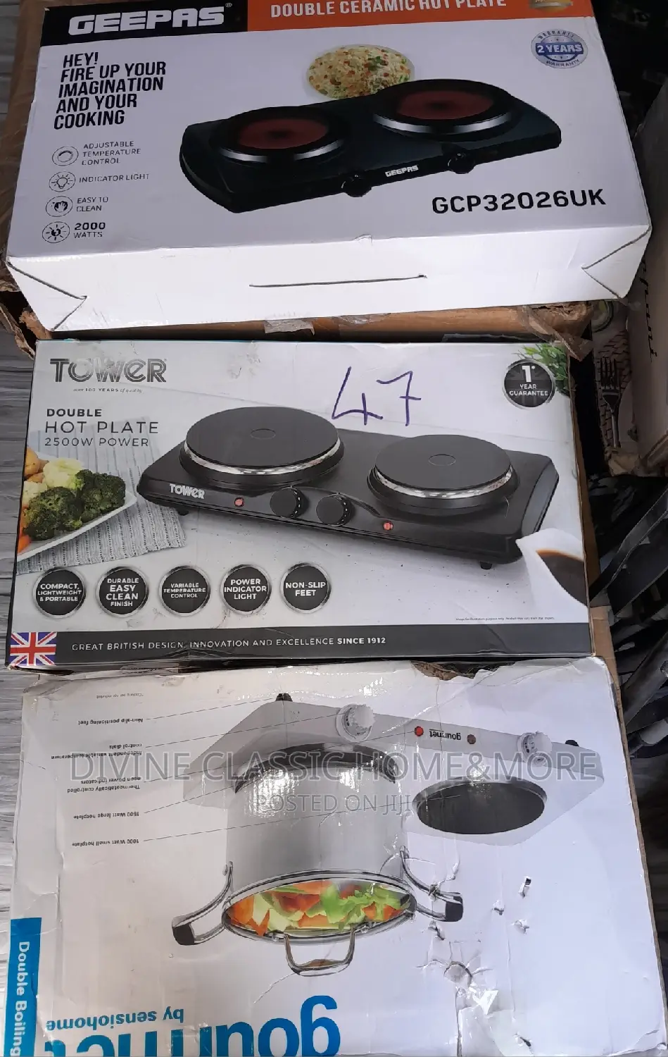Double Burner Hot Plate