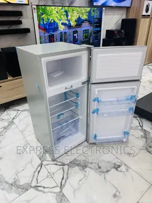 The Current Zara 12TM Double Door Fridge Grey