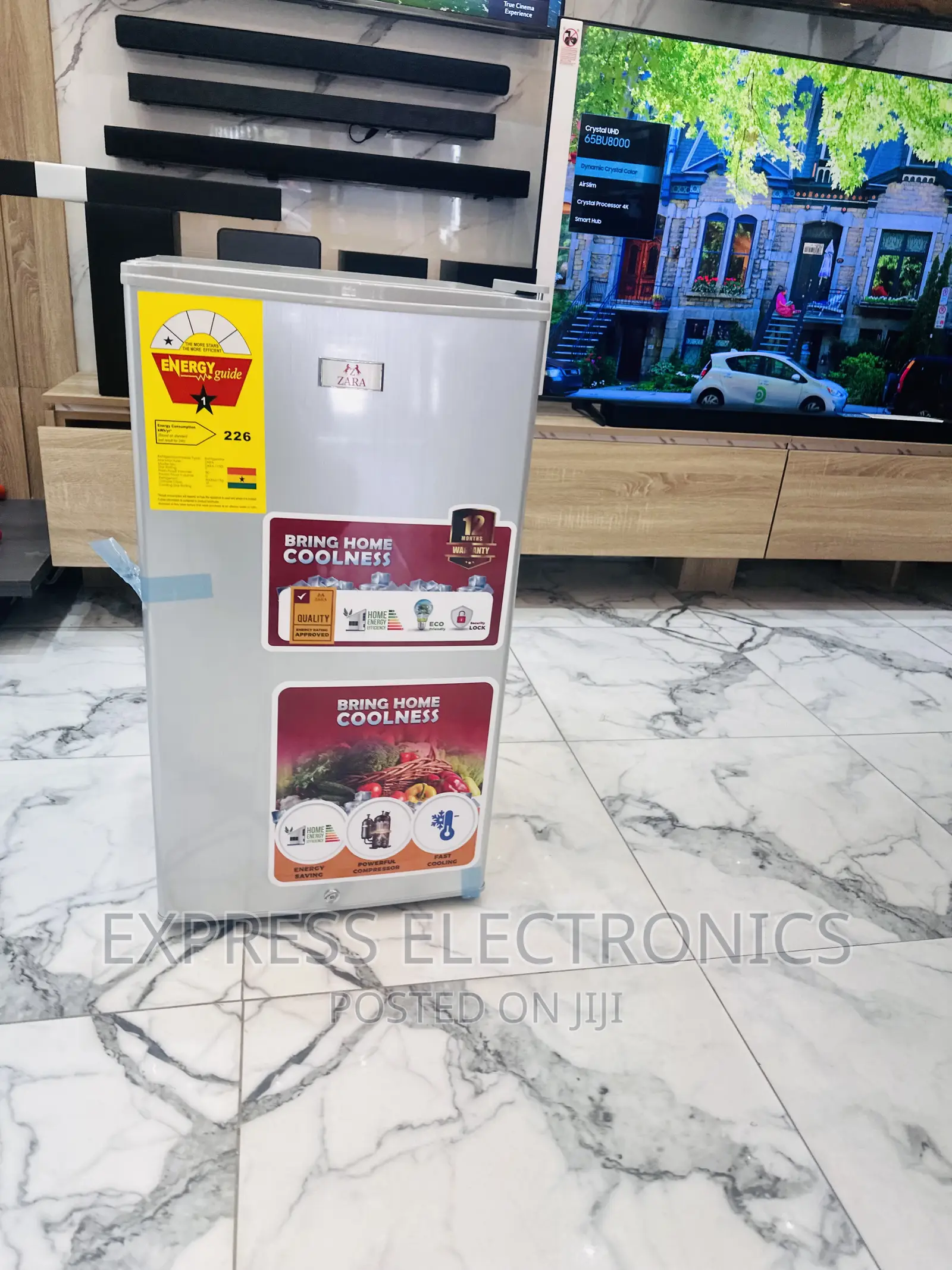 The Current New Table Top Fridge Zara 80l Grey Color
