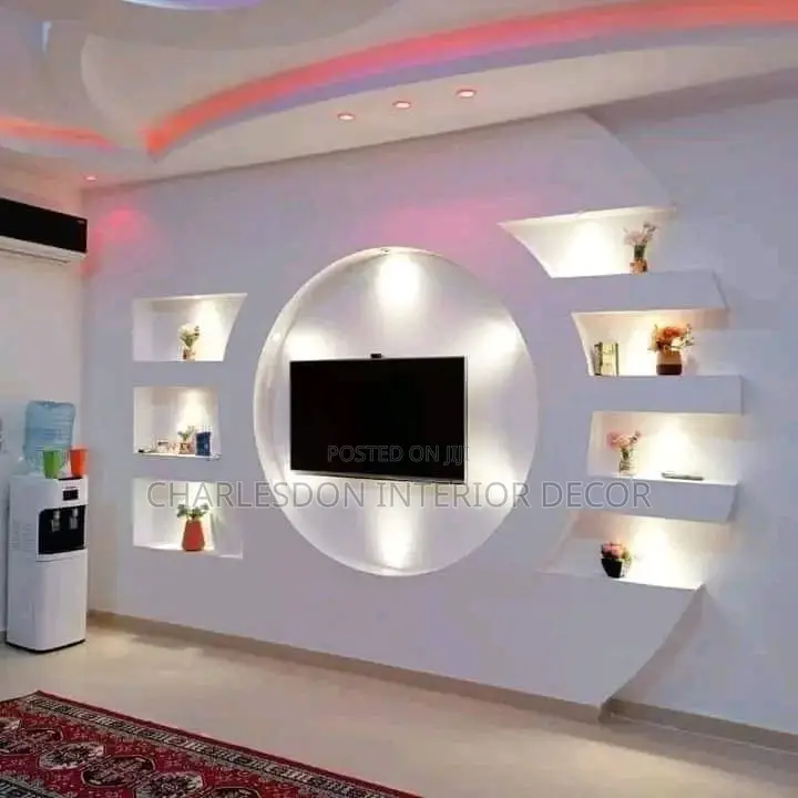 Tv Stand Designer and Ceiling Installation