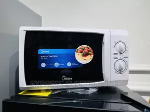 Reheat and Defrost White Midea Microwave Oven MG720