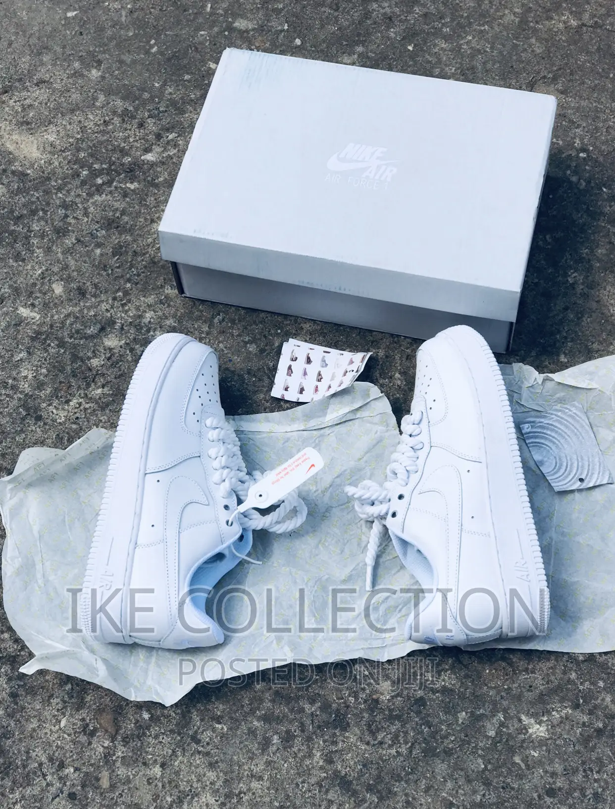 Original Big Lace Air Force 1 White