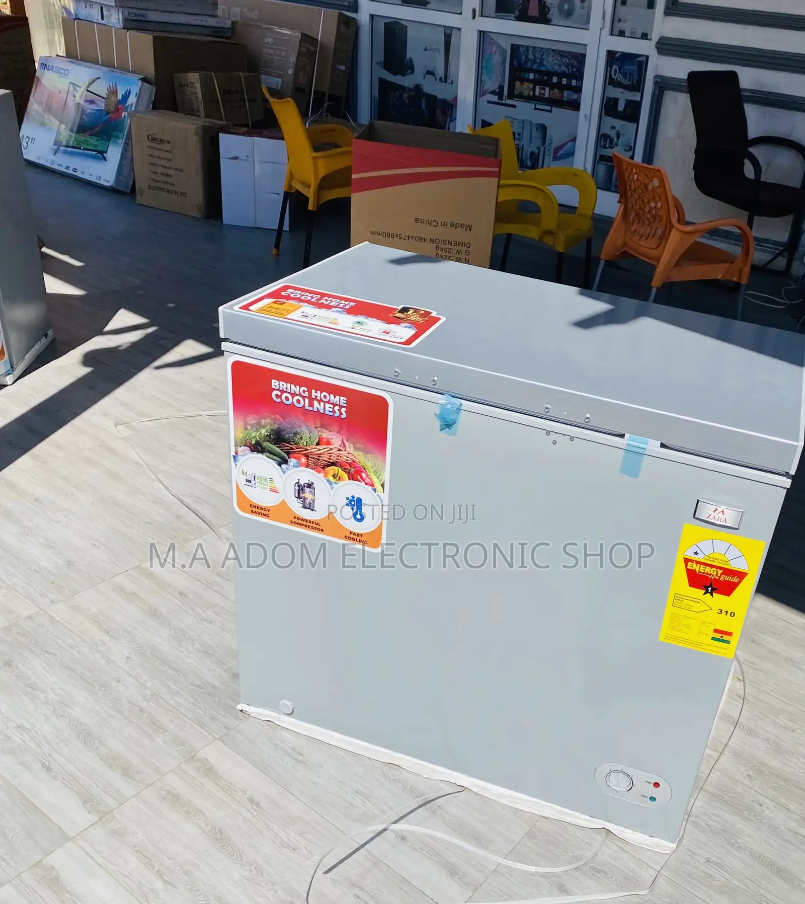 Authentic Zara 260 Single Door Electric Chest Freezer 