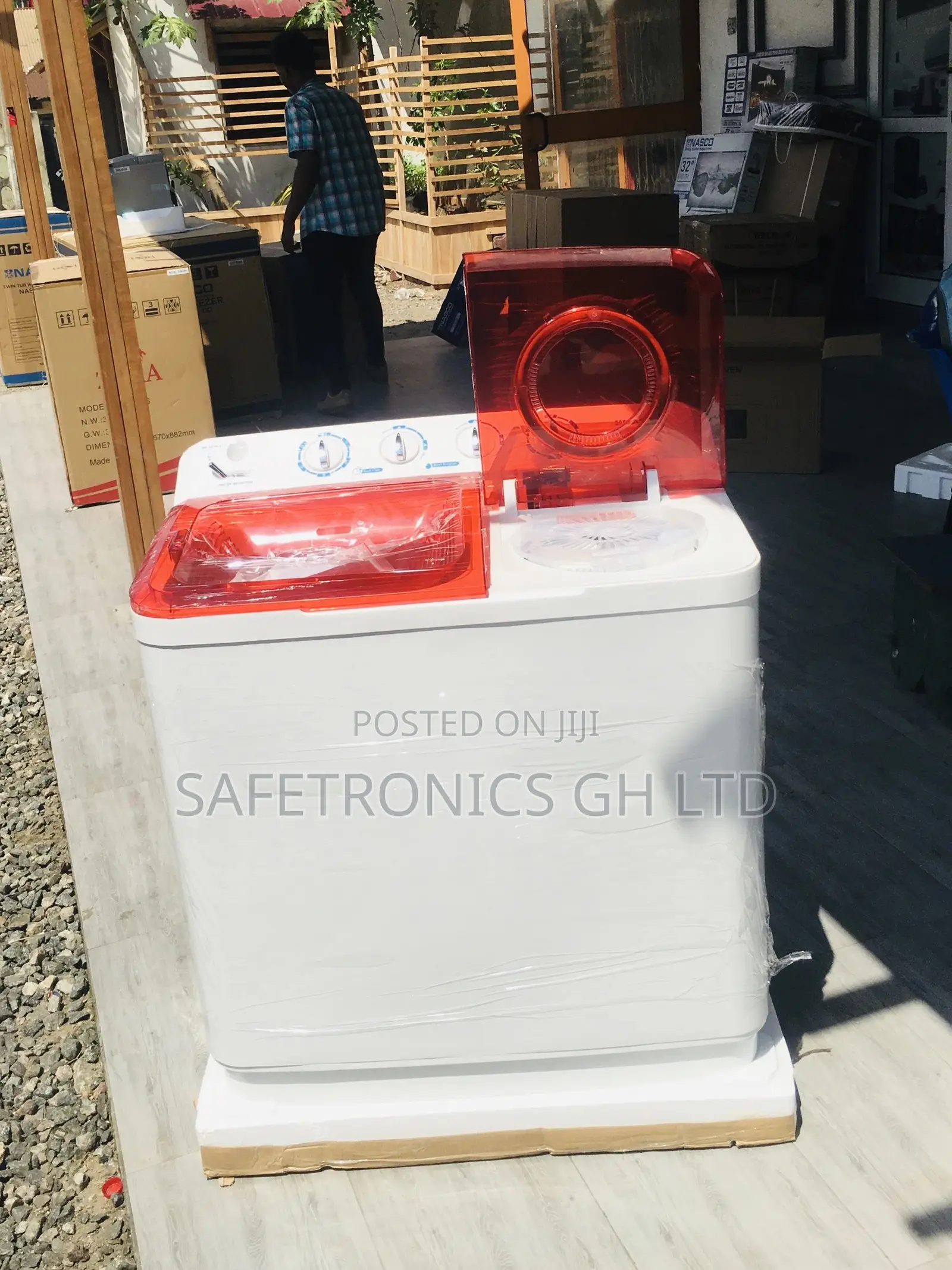 Electric Washingmachine Topload Semiautomatic 11kg Nasco 