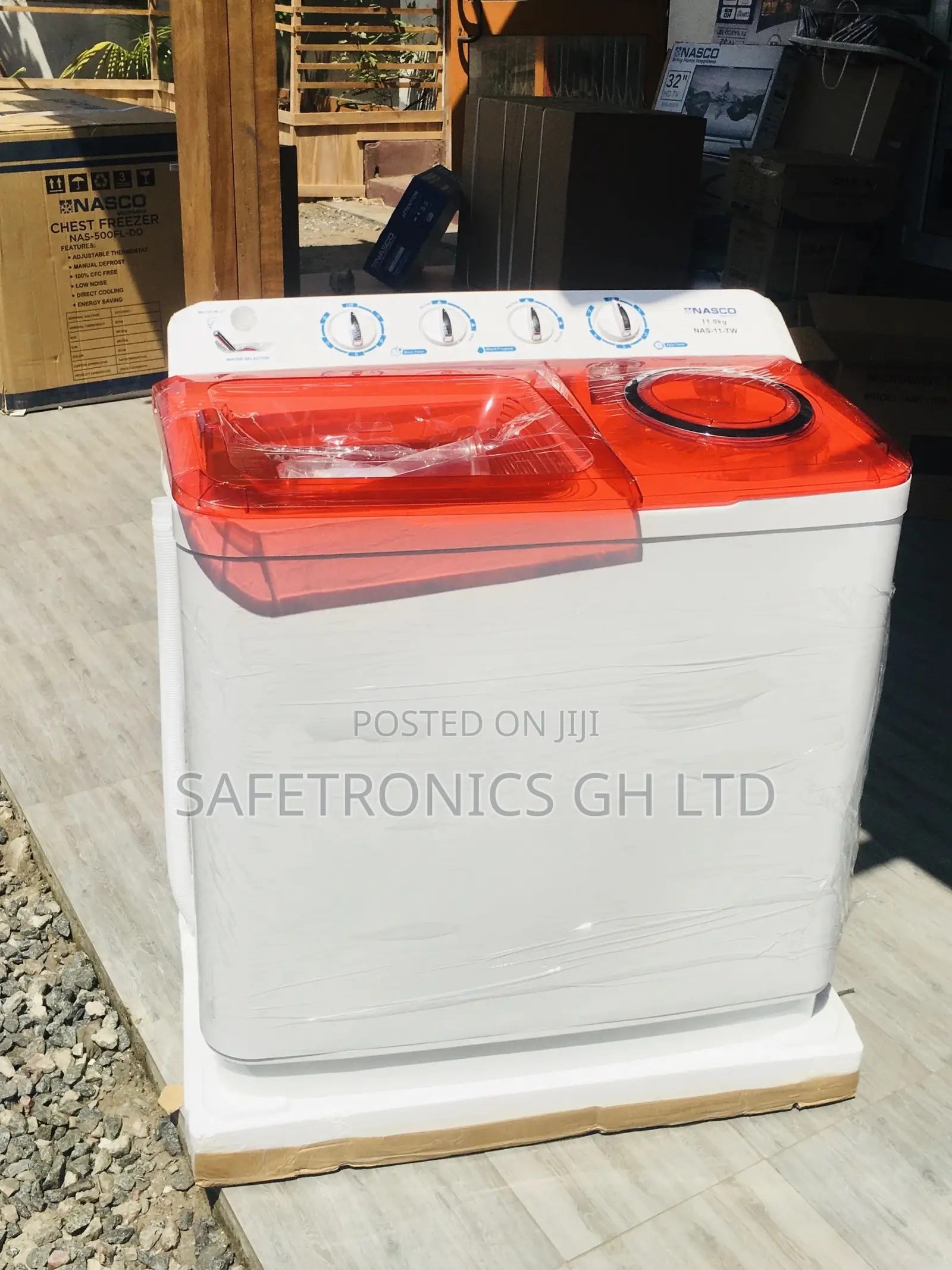 11kg Washingmachine Electric Nasco Topload Semiautomatic