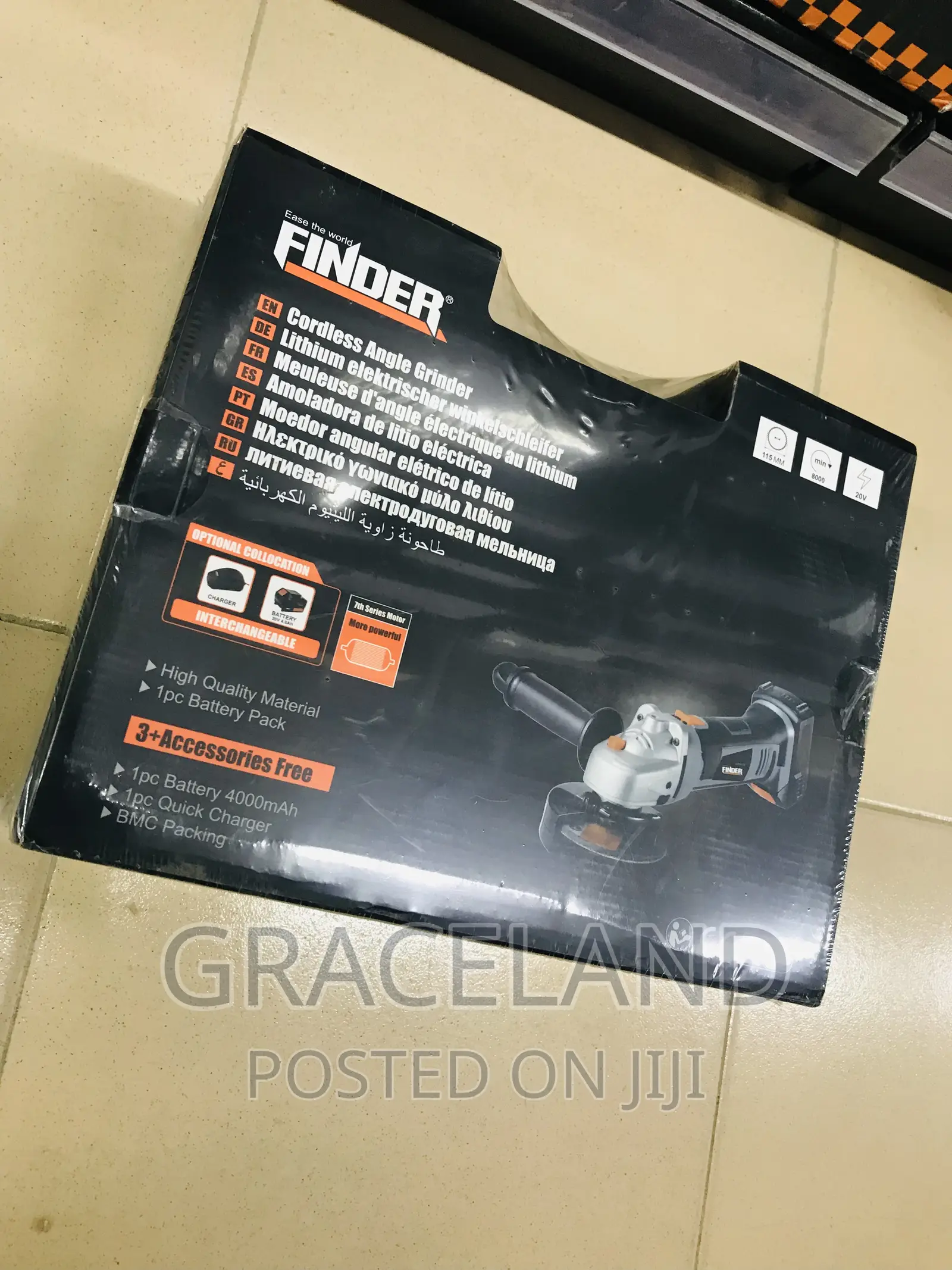 This Is Original Finder Tools Cordless Angle Grinder Tools