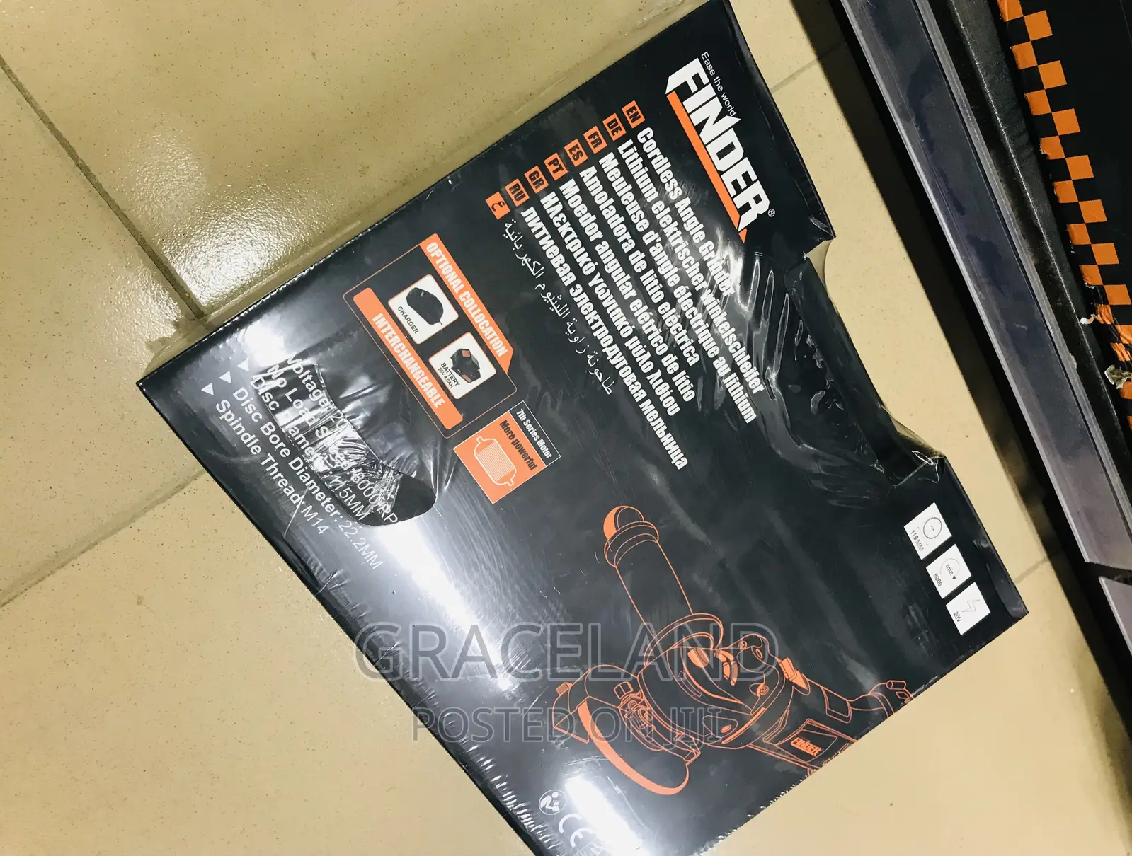 This Is Original Finder Tools Cordless Angle Grinder Tools