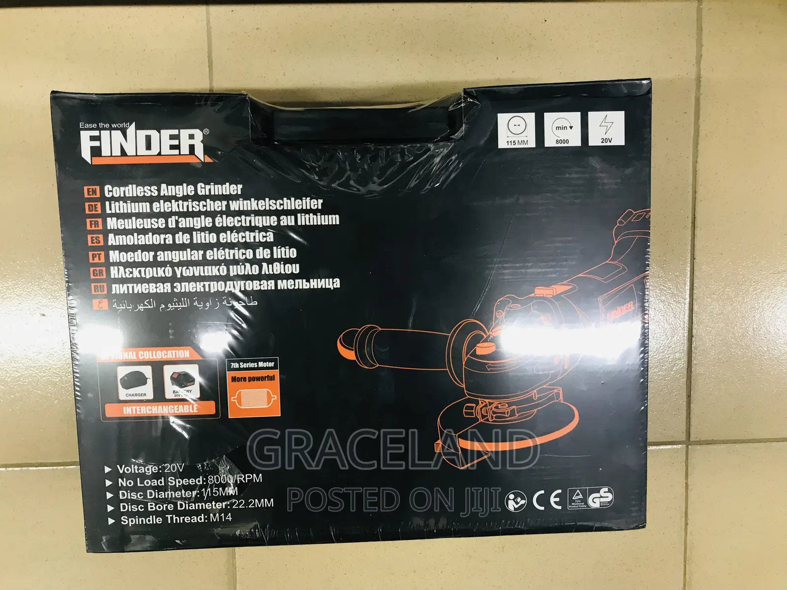 This Is Original Finder Tools Cordless Angle Grinder Tools